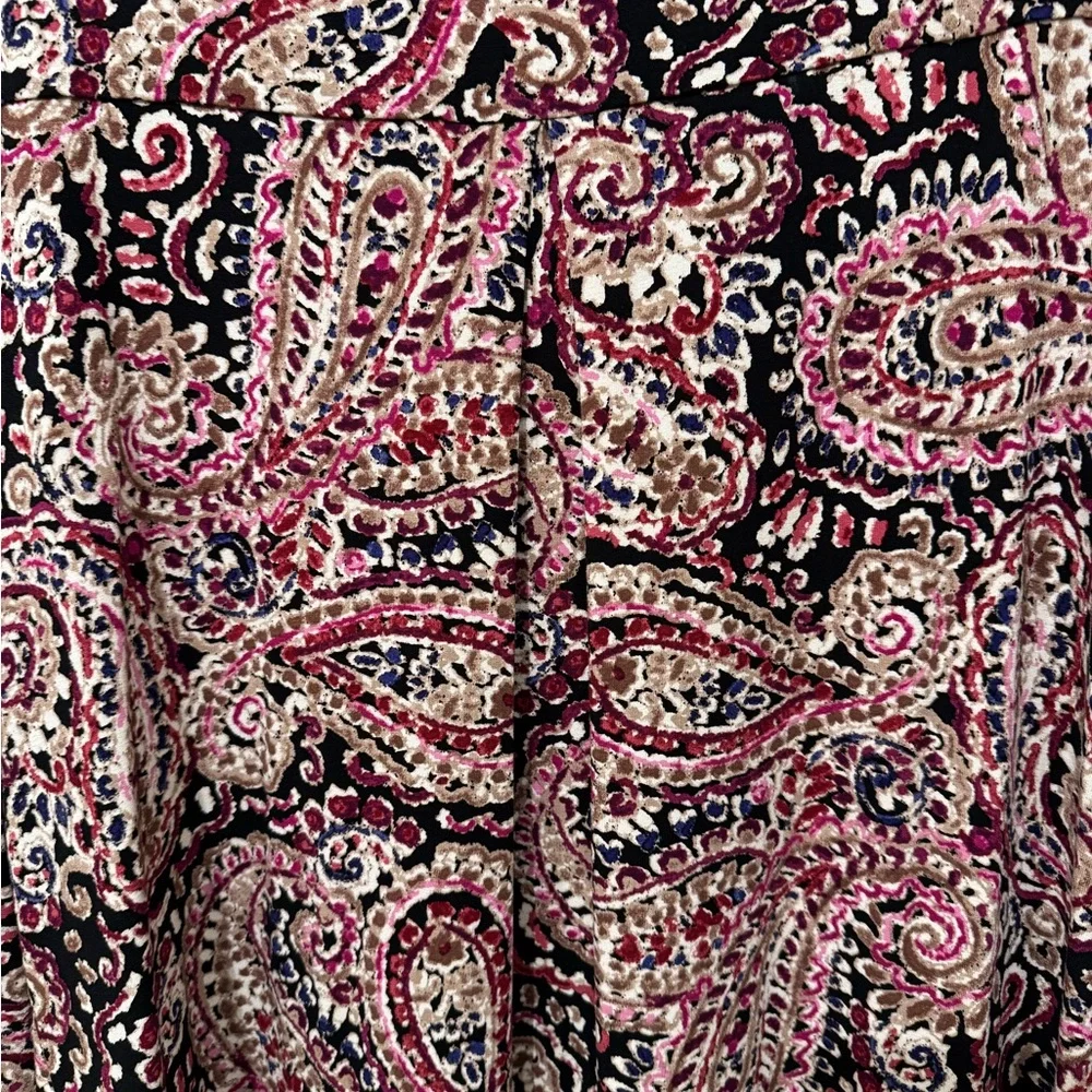 J Jill Paisley 3/4” Sleeve dress - Picture 3 of 6